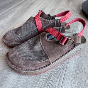 Chaco Mule Woodstock Vibram Gunnison Chocolate Brown Sunburst Size 10.5 women’s